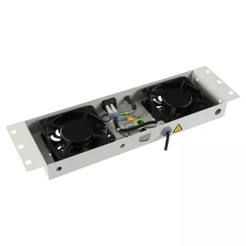 Rack príslušenstvo Lanview RAF115WH-UK 1U 2 ventilátory biela