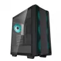 PC skriňa DeepCool CC560 V2 Midi Tower čierna — ATX/microATX, temperované sklo, RGB predná časť, 360mm predný radiátor, 370mm GPU