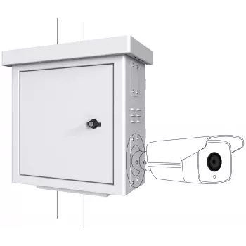 Rack skriňa Lanview RCCTV001 0U IP66 biela 25kg