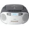 Prenosný ghettoblaster Reflexion RCR2260DAB biela/sivá s DAB+/UKW tunerom a CD prehrávačom