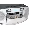 Prenosný ghettoblaster Reflexion RCR2260DAB biela/sivá s DAB+/UKW tunerom a CD prehrávačom