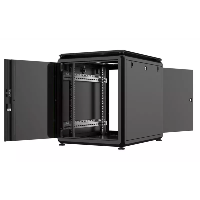 Rack skriňa Lanview RDL12U68BL 12U čierna 600 kg IP20