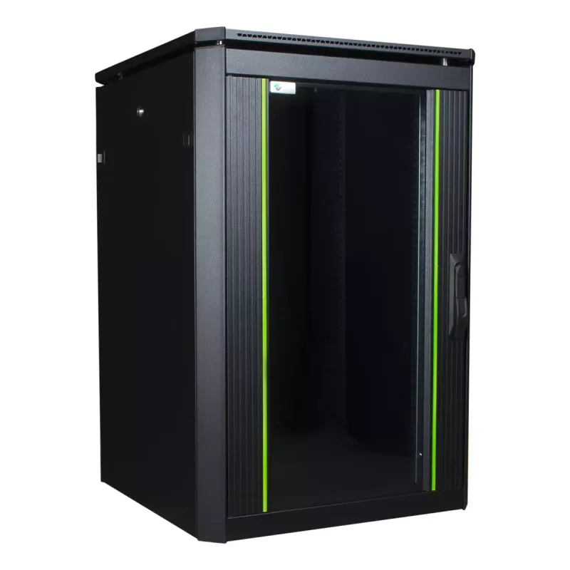 Voľne stojaci rack LOGON RDL16U68BL 16U čierna 600 kg nosnosť