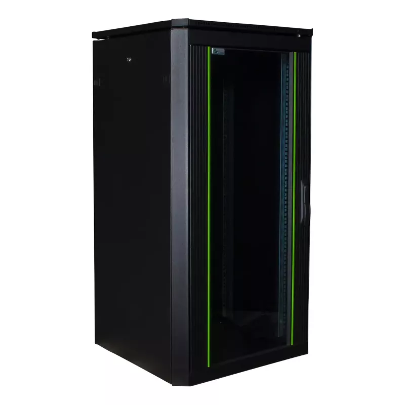 Voľne stojaci rack LOGON RDL22U66BL 22U čierna 600 kg kapacita