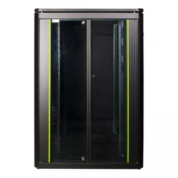Voľne stojaca rack skriňa LOGON RDL22U88BL 22U čierna 600 kg kapacita