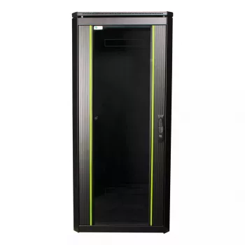 Voľne stojaci rack LOGON RDL26U66BL 26U kapacita 600 kg čierna