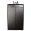 Voľne stojaca rack skriňa LOGON RDL26U88BL 26U čierna 600 kg kapacita