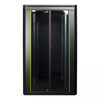 Voľne stojaca rack skriňa LOGON RDL26U88BL 26U čierna 600 kg kapacita