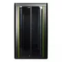 Voľne stojaca rack skriňa LOGON RDL26U88BL 26U čierna 600 kg kapacita