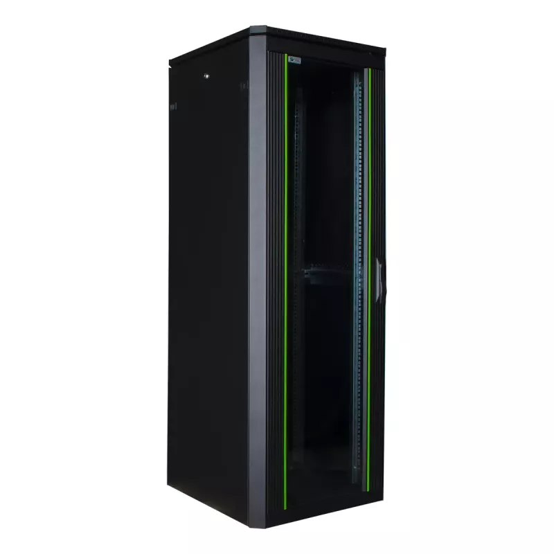 Voľne stojaci rack LOGON RDL32U66BL 32U čierna 600 kg nosnosť