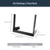 StarTech.com 2-post 8U stolný serverový rack, malý open-frame 19-palcový počítačový rack, kompaktný sieťový rack pre AV/štúdiové/dátové/IT zariadenia – samostatný dvojstĺpikový rack pre domácnosť/kanceláriu