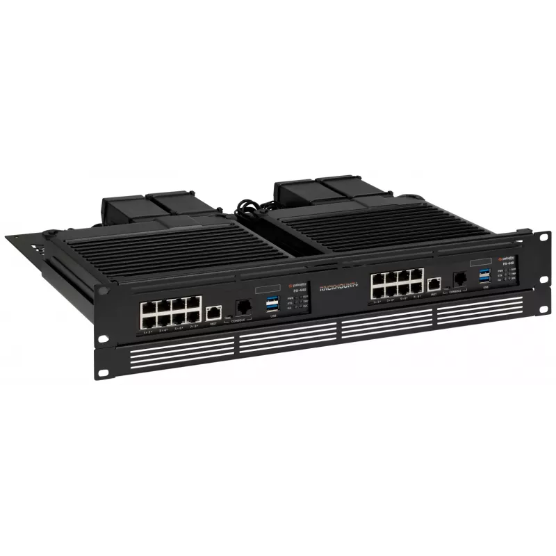 Montážny držiak Rackmount.IT RM-PA-T10 1,3U, čierny, 483 mm