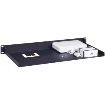 Montážna sada Rackmount.IT RM-UB-T4 1U modrá metalická 482mm šírka 217mm hĺbka
