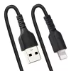 StarTech.com 1m (3ft) USB na Lightning kábel, MFi certifikovaný, špirálový nabíjací kábel pre iPhone, čierny, odolný TPE plášť aramidové vlákno, robustný špirálový kábel Lightning