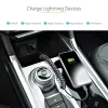 StarTech.com 1m (3ft) USB na Lightning kábel, MFi certifikovaný, špirálový nabíjací kábel pre iPhone, čierny, odolný TPE plášť aramidové vlákno, robustný špirálový kábel Lightning