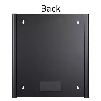 Nástenný rack LOGON RWM12U45BL 12U čierny kľúčový zámok manažment káblov