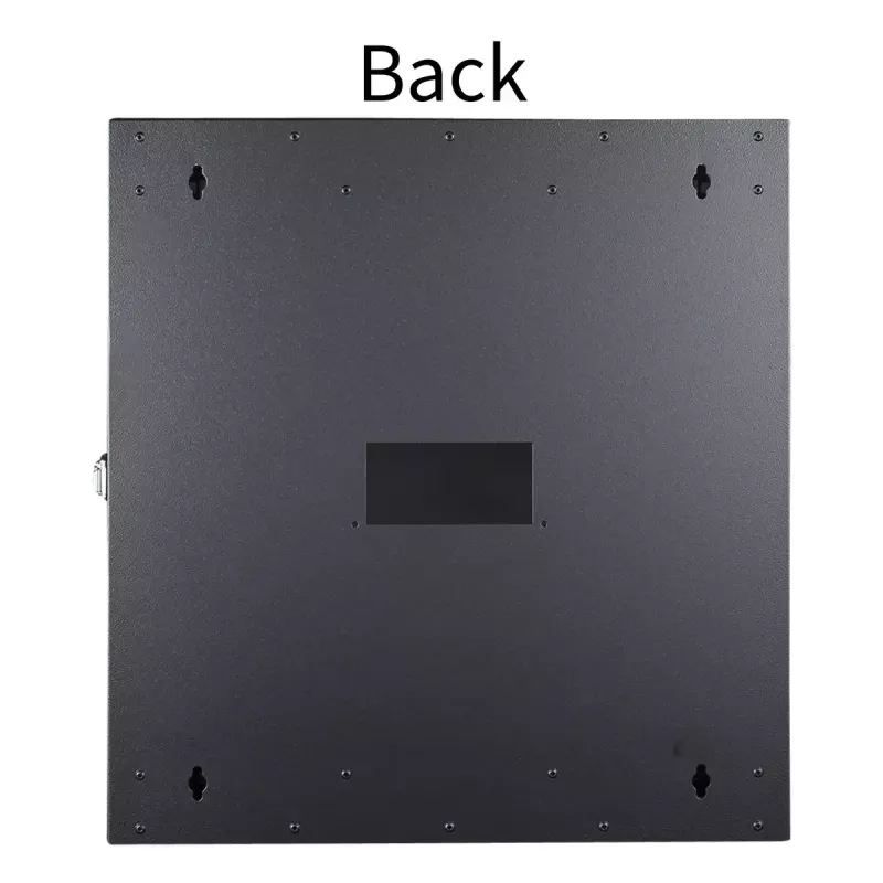 Nástenný rack LOGON RWMD12UBL 12U čierny nosnosť 80 kg