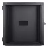 Nástenný rack LOGON RWMD12UBL 12U čierny nosnosť 80 kg
