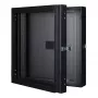 Nástenný rack LOGON RWMD12UBL 12U čierny nosnosť 80 kg