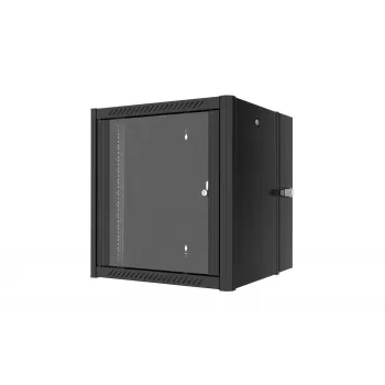 Lanview RWP12U45BL-D racková skriňa 12U nástenný rack čierny