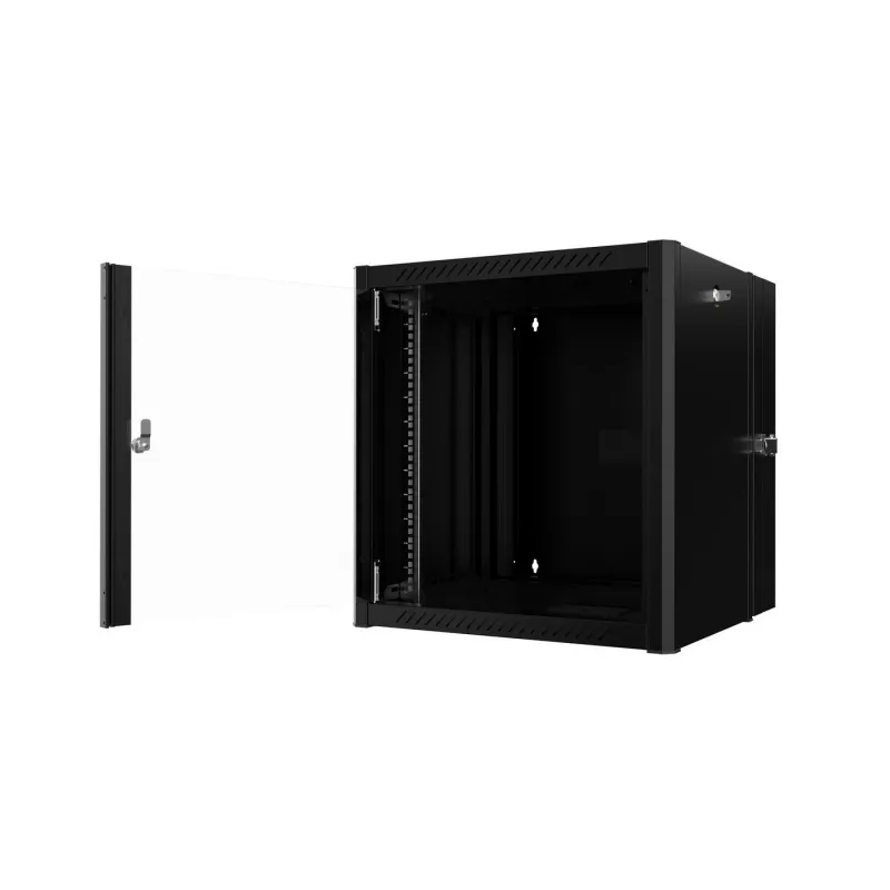 Lanview RWP12U45BL-D racková skriňa 12U nástenný rack čierny