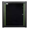 Nástenný rack LOGON RWP12U56BL 12U čierny zámok na kľúč