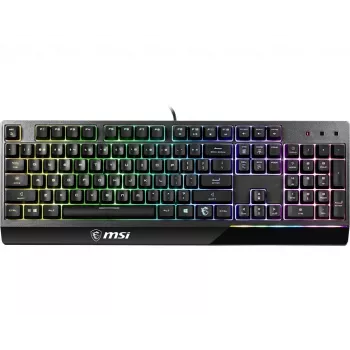 MSI VIGOR GK30 RGB MEMchanical herná klávesnica ' DE rozloženie, MECH. membránové spínače, 6-zónové RGB podsvietenie, RGB Mystic Light, vodoodpudivý dizajn klávesnice'