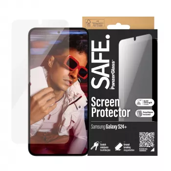 PanzerGlass SAFE. by ® ochranná fólia displeja Samsung Galaxy S24+ | Ultra-Wide Fit s EasyAligner