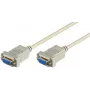 Microconnect SCSENN2 sériový kábel biely 1,8 m DB9 F