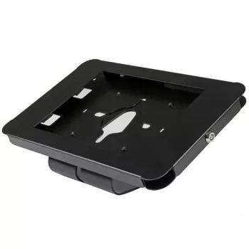 StarTech.com bezpečný držiak tabletu - montáž na stôl alebo stenu, čierna, 24,6 cm (9,7 palca), 9,7 palca iPad, oceľ, 1,3 cm, kľúč