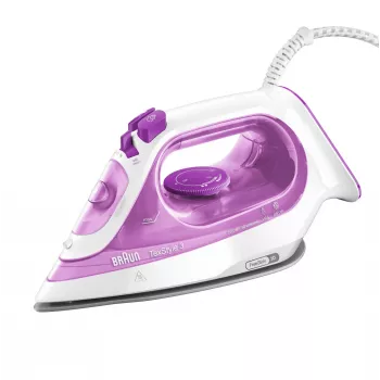 Braun TexStyle 3 SI3030PU parná žehlička keramická žehliaca plocha 2300 W ružová