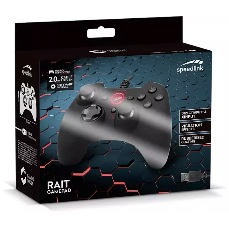 Gamepad SPEEDLINK RAIT čierny