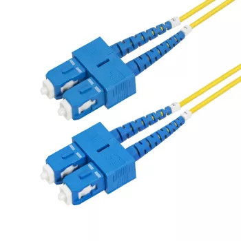 StarTech.com 3m SC na SC (UPC) OS2 jednovidové duplexné optické vlákno, 9/125µm, 40G/100G Zipcord, odolné voči ohybu, nízky útlm vloženia – LSZH optický patch kábel