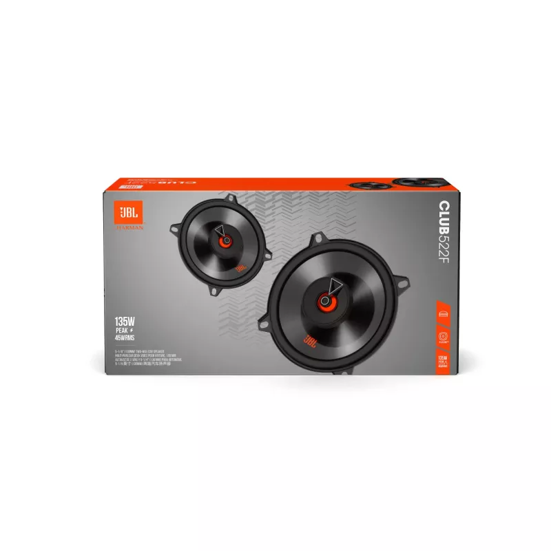 JBL Club 522F auto reproduktor okrúhly 2-pásmový 135 W 2 ks