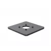 Ergonomic Solutions SpacePole POS 150x150mm základná doska 5mm, POS doska, čierna, kov, 150 mm, 150 mm, 12 mm