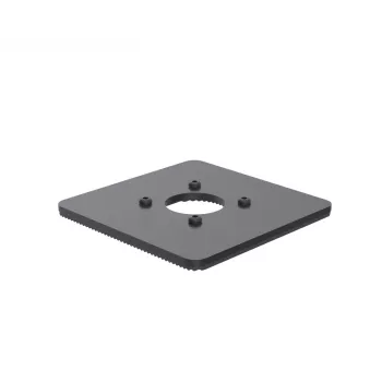 Ergonomic Solutions SpacePole POS 150x150mm základná doska 5mm, POS doska, čierna, kov, 150 mm, 150 mm, 12 mm