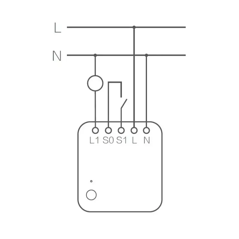 AQARA Smart Home samostatný modul spínača T1, s neutrálnym vodičom (SSM-U01)