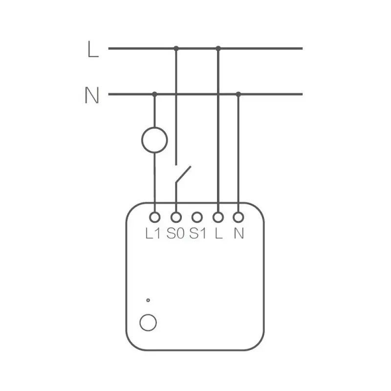 AQARA Smart Home samostatný modul spínača T1, s neutrálnym vodičom (SSM-U01)