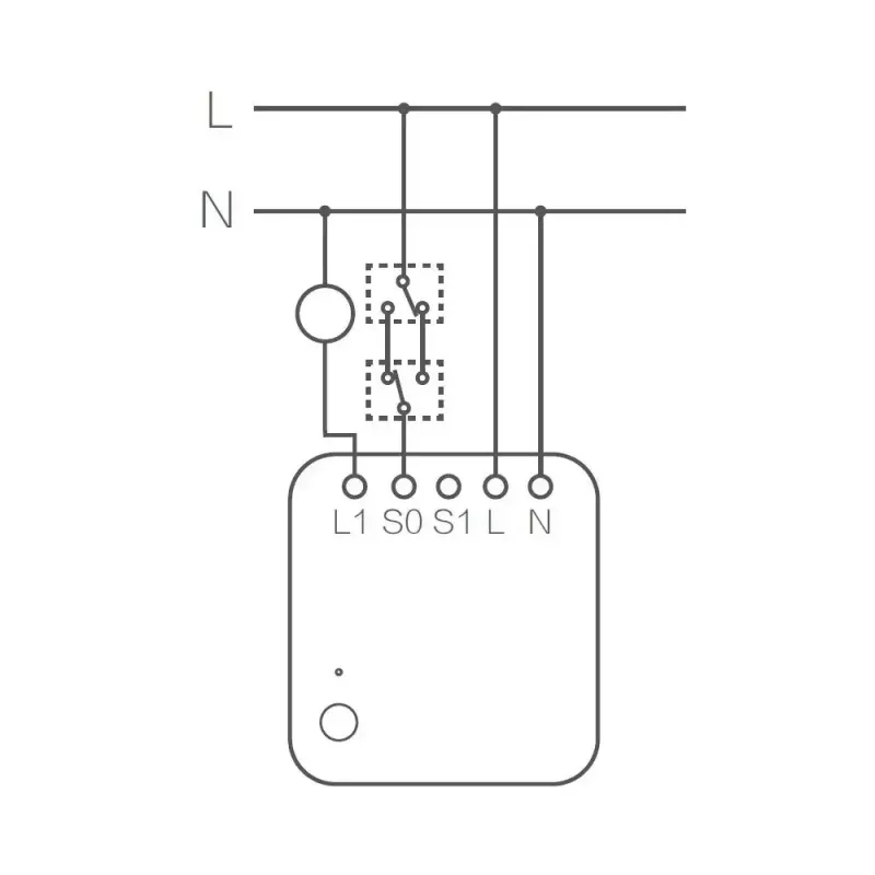 AQARA Smart Home samostatný modul spínača T1, s neutrálnym vodičom (SSM-U01)