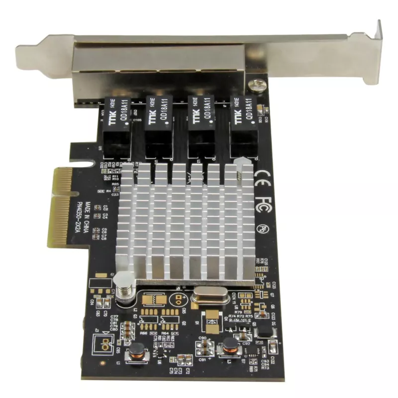StarTech.com 4-portová Gigabit Ethernet sieťová karta – PCI Express, Intel I350 NIC