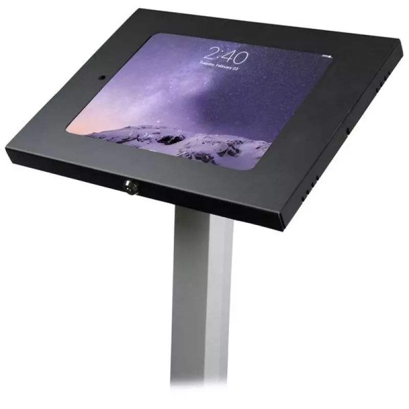 StarTech.com STNDTBLT1FS uzamykateľný podlahový stojan na tablet pre iPad, iPad Air, iPad Pro 9,7 palca (24,6 cm), kovový kryt, hliník/oceľ/plast