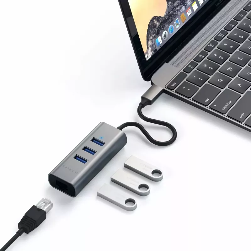 Laptop dock Satechi ST-TC2N1USB31AM