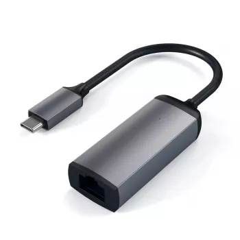 Rozhranový adaptér Satechi ST-TCENM – sivý, 23,1 × 62,9 × 13,9 mm, 1 ks, kompatibilný s Windows/Chrome OS/macOS