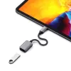 USB kábel Satechi ST-UCATCM USB-C na USB-A, USB 3.2 Gen 1 (5 Gbit/s), sivý
