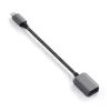 USB kábel Satechi ST-UCATCM USB-C na USB-A, USB 3.2 Gen 1 (5 Gbit/s), sivý