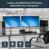 StarTech.com 2-portový Dual DisplayPort USB KVM prepínač s audio a USB 2.0 hubom
