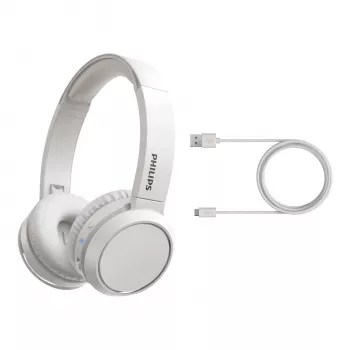 Philips 4000 series TAH4205WT/00 slúchadlá/headset bezdrôtové cez hlavu hovory/hudba USB Type-C Bluetooth biele