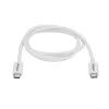 StarTech.com Thunderbolt 3 kábel – 20 Gbit/s – 1 m – biely – kompatibilný s Thunderbolt, USB a DisplayPort