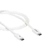 StarTech.com Thunderbolt 3 kábel – 20 Gbit/s – 1 m – biely – kompatibilný s Thunderbolt, USB a DisplayPort