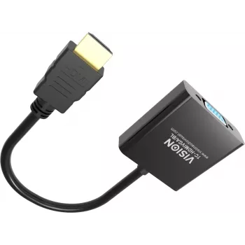 Video kábel adaptér Vision TC-HDMIVGA/BL